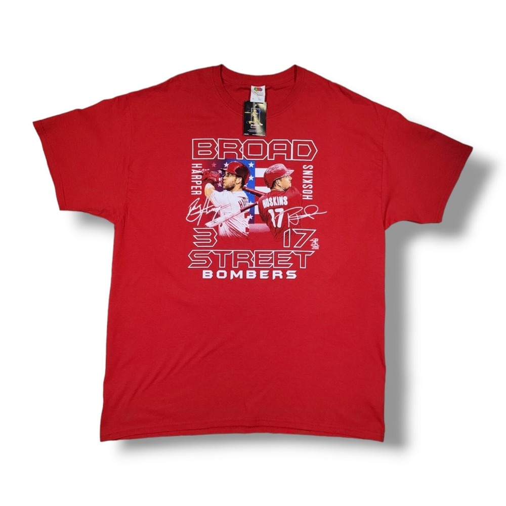 MLB‎ Players Choice Philadelphia Phillies Broad Street Bombers T-Shirt Size XL